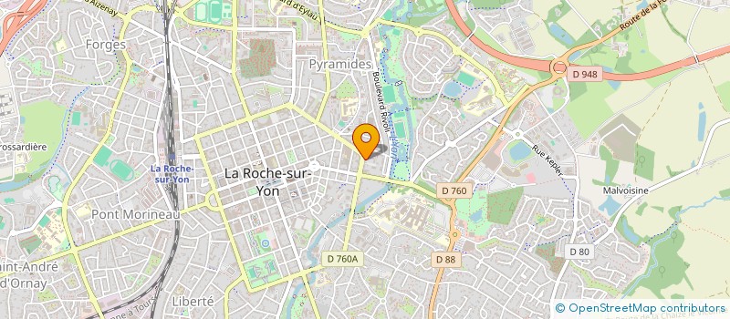 localisation de l'entreprise MONSIEUR PAIXAO BONGOBAYE  LA ROCHE-SUR-YON