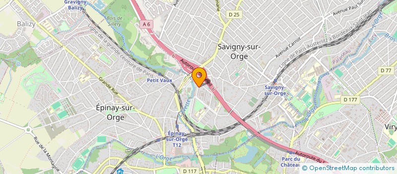 localisation de l'entreprise MONSIEUR PAJA BADIENGUILA NDAMBA à SAVIGNY-SUR-ORGE