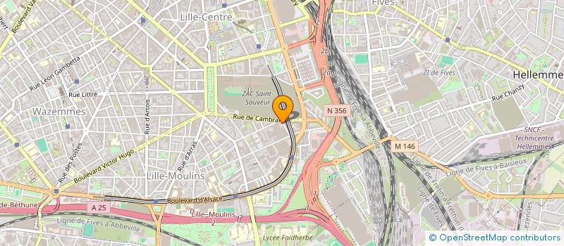 localisation de l'entreprise MONSIEUR PAKHTOON HOTAK à LILLE