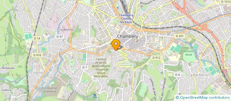 localisation de l'entreprise MONSIEUR PALERMA PANTALEONE  CHAMBERY