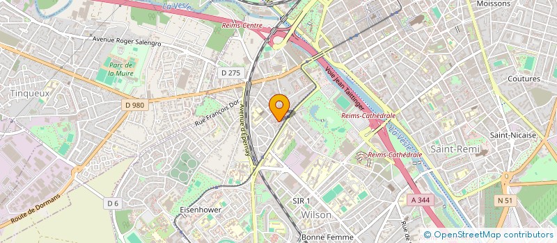 localisation de l'entreprise MONSIEUR PALMER JELENSKI GOMES  REIMS