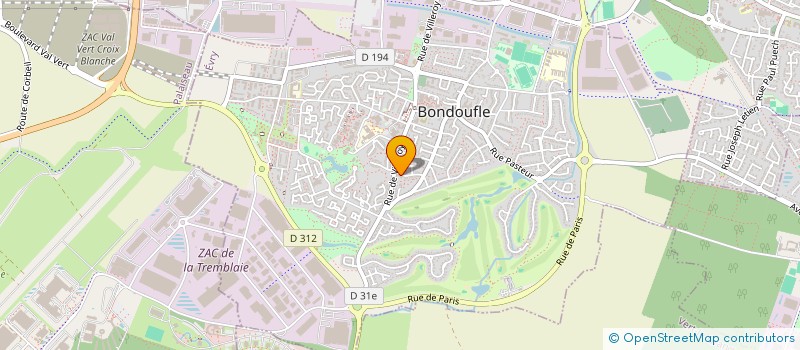 localisation de l'entreprise MONSIEUR PANAYOTIS PASCOT  BONDOUFLE