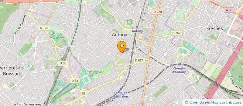 localisation de l'entreprise MONSIEUR PANCHADCHARAM RAJAKUMAR à ANTONY