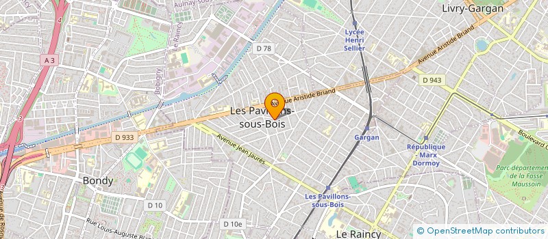 localisation de l'entreprise MONSIEUR PANCHE SHUPERLISKI  LES PAVILLONS-SOUS-BOIS