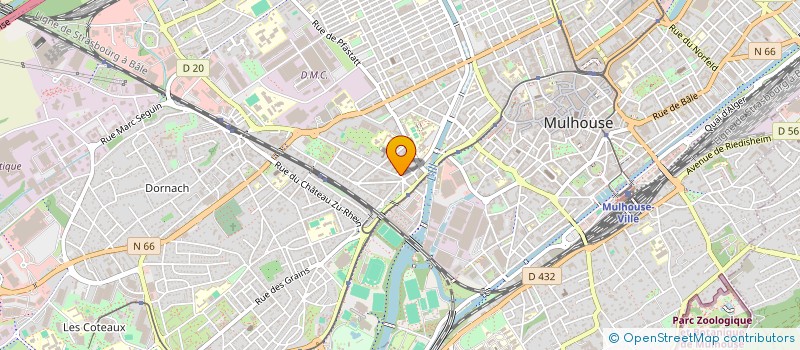 localisation de l'entreprise MONSIEUR PANCRAZIO FUNIATI  MULHOUSE