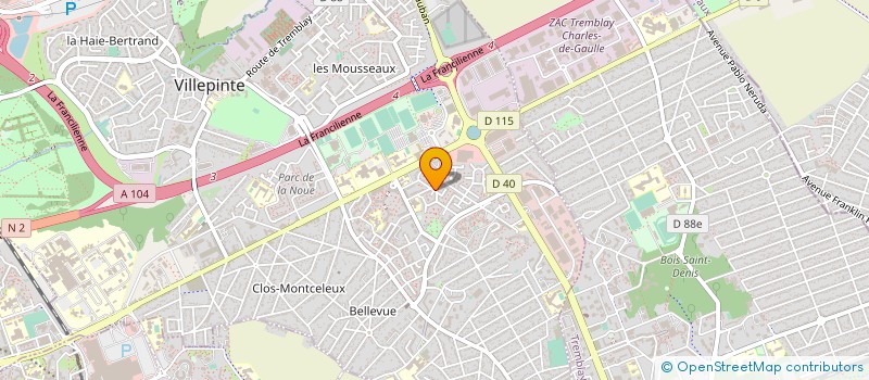 localisation de l'entreprise MONSIEUR PANG KITTIKHOON à VILLEPINTE