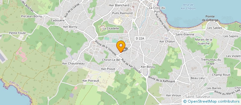 localisation de l'entreprise MONSIEUR PANISSE GLORIA à L'ILE-D'YEU