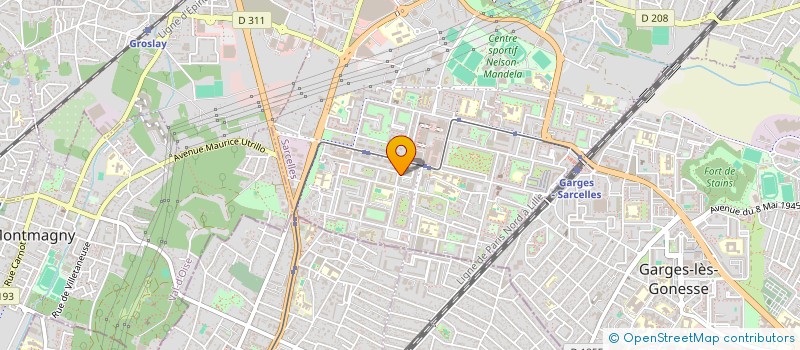 localisation de l'entreprise MONSIEUR PANO TEMENUZHKOV  SARCELLES