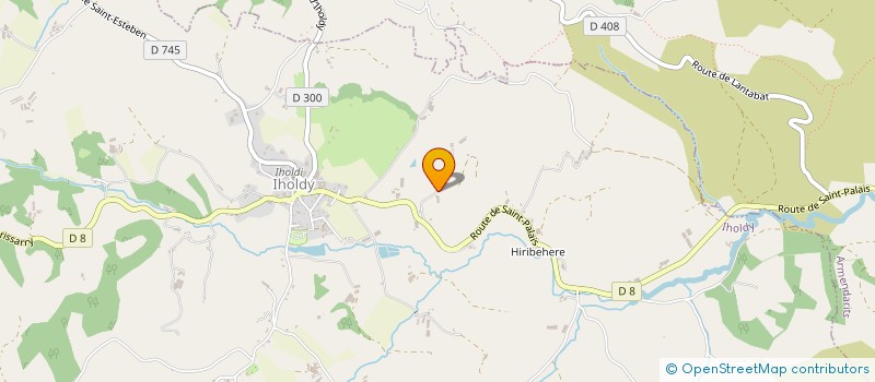 localisation de l'entreprise MONSIEUR PANTXO AROTCARENA  IHOLDY