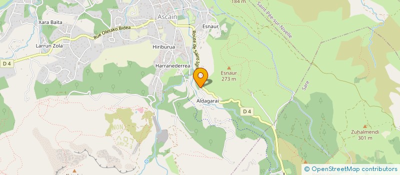 localisation de l'entreprise MONSIEUR PANTXOA ERRANDONEA  SARE