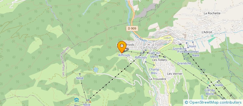 localisation de l'entreprise MONSIEUR PANUWAT MANMI à LA CLUSAZ