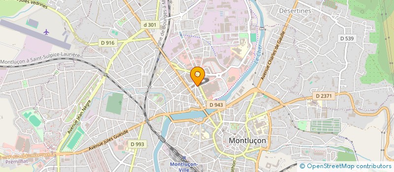 localisation de l'entreprise MONSIEUR PAOLA ROZIER à MONTLUCON