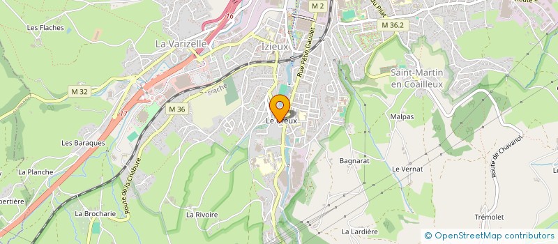 localisation de l'entreprise MONSIEUR PAOLI TEDESCHI  SAINT-CHAMOND