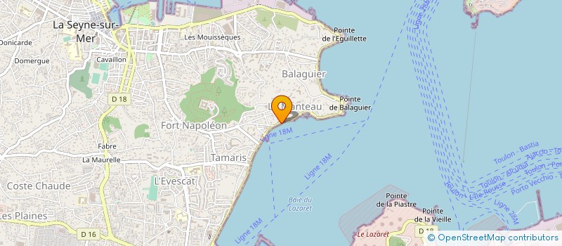 localisation de l'entreprise MONSIEUR PAOLINO BUCCA à LA SEYNE-SUR-MER
