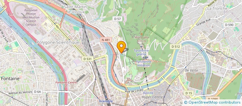 localisation de l'entreprise MONSIEUR PAOLINO CARDACI  SAINT-MARTIN-LE-VINOUX