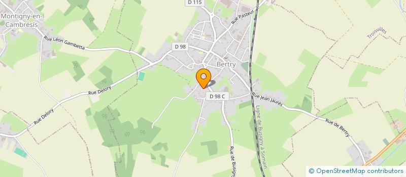 localisation de l'entreprise MONSIEUR PAOLO ALBANESE  BERTRY