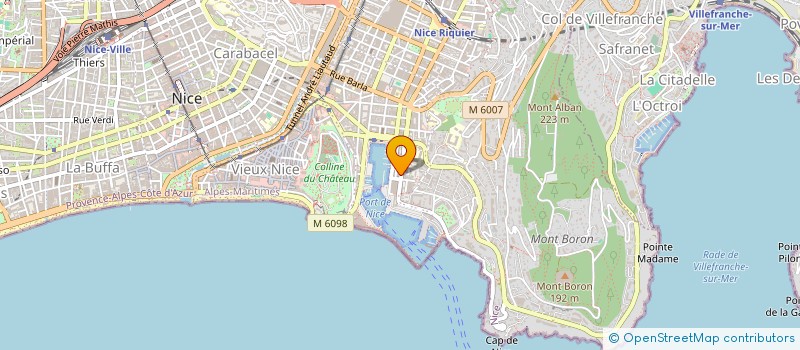localisation de l'entreprise MONSIEUR PAOLO AMADEI à NICE