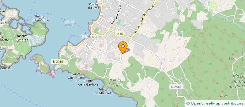 localisation de l'entreprise MONSIEUR PAOLO AMBROGI à SIX-FOURS-LES-PLAGES