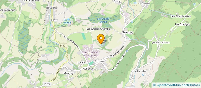 localisation de l'entreprise MONSIEUR PAOLO BALISTRERI  ORCIER