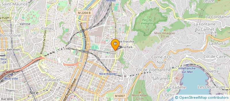 localisation de l'entreprise MONSIEUR PAOLO BIANCHERI  NICE