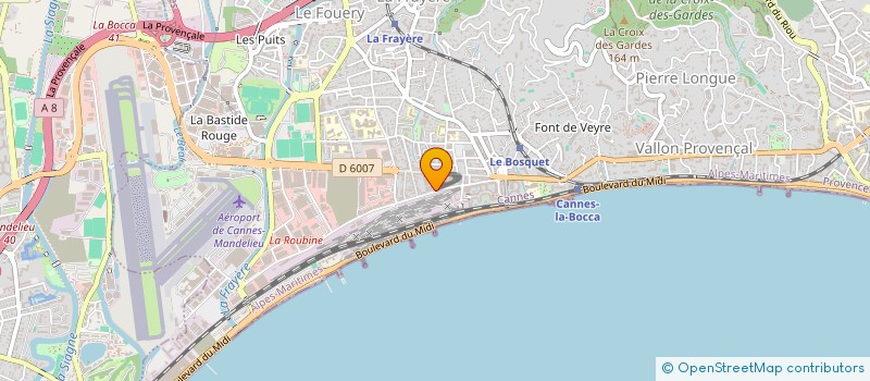 localisation de l'entreprise MONSIEUR PAOLO BISOL à CANNES