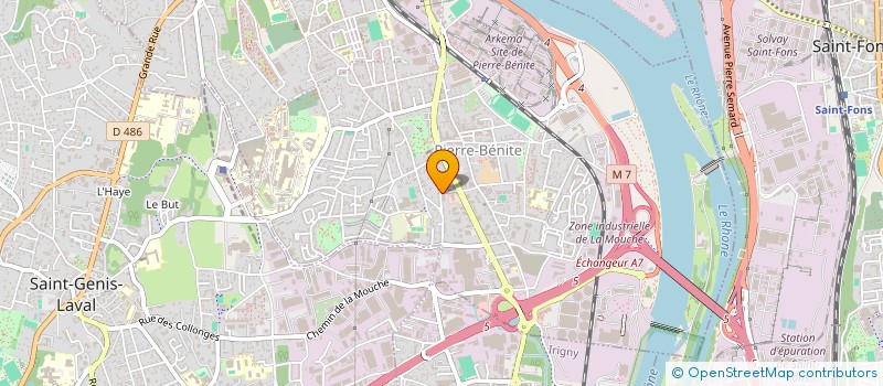 localisation de l'entreprise MONSIEUR PAOLO BONETTI  OULLINS-PIERRE-BENITE