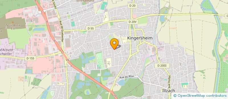 localisation de l'entreprise MONSIEUR PAOLO CARNEMOLLA  KINGERSHEIM