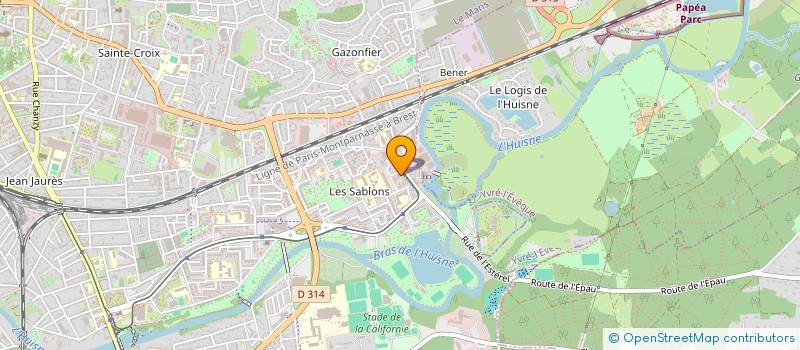 localisation de l'entreprise MONSIEUR PAOLO CARRE  LE MANS