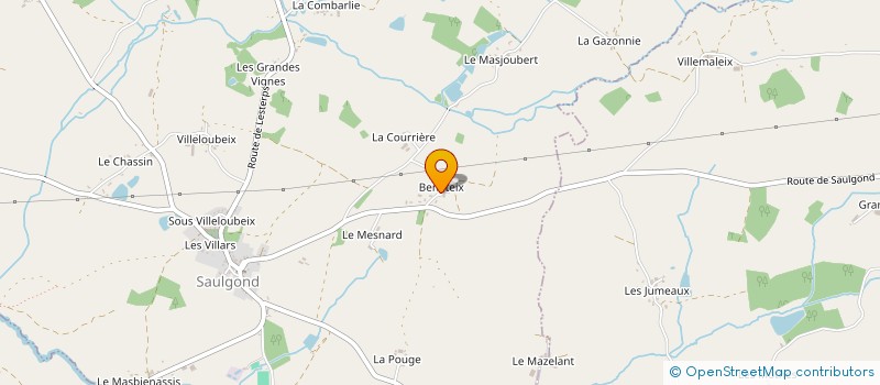 localisation de l'entreprise MONSIEUR PAOLO CESURA à SAULGOND