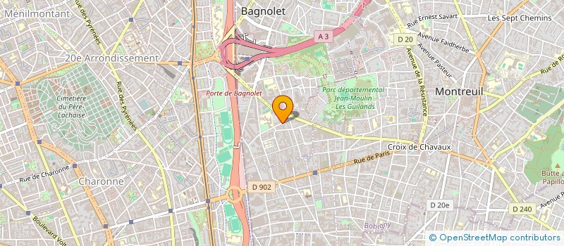localisation de l'entreprise MONSIEUR PAOLO CODELUPPI à BAGNOLET