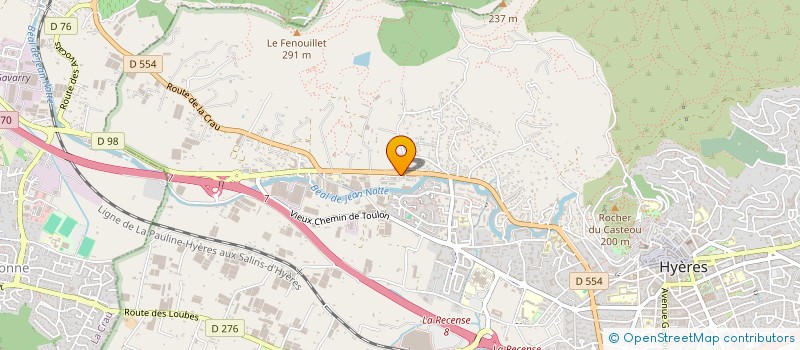 localisation de l'entreprise MONSIEUR PAOLO COUCHOURON à HYERES