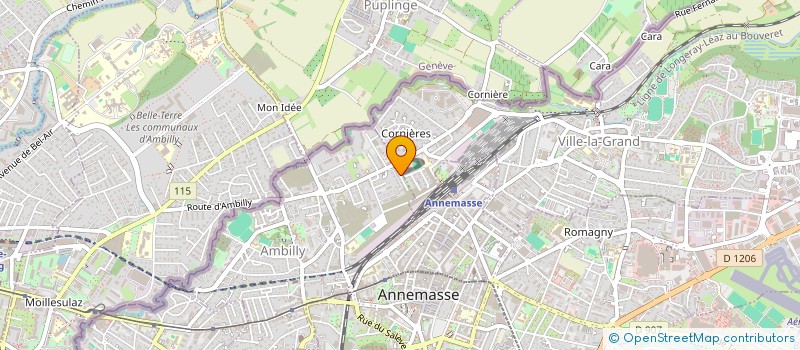 localisation de l'entreprise MONSIEUR PAOLO CUOMO  AMBILLY