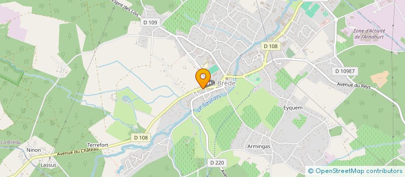 localisation de l'entreprise MONSIEUR PAOLO DA SILVA BARREIROS  LA BREDE