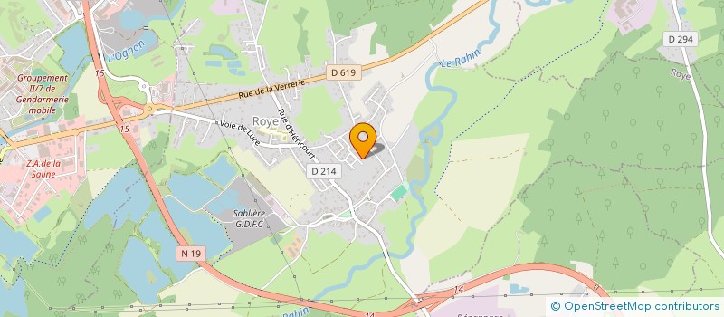 localisation de l'entreprise MONSIEUR PAOLO DA SILVA SILVERIO  ROYE