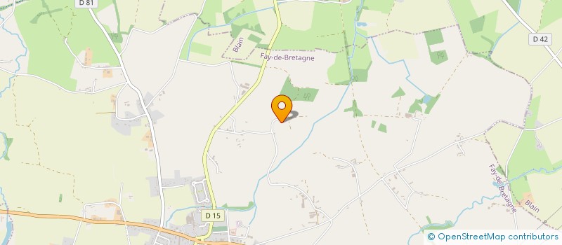 localisation de l'entreprise MONSIEUR PAOLO DE MIRANDA à FAY-DE-BRETAGNE