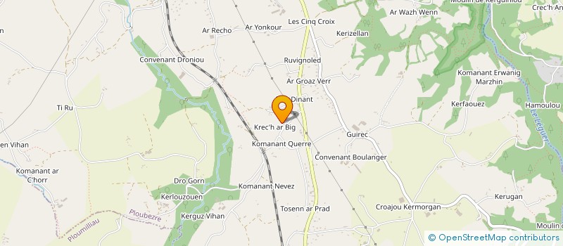 localisation de l'entreprise MONSIEUR PAOLO FERDOIL  PLOUBEZRE