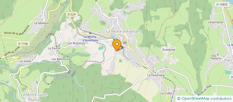 localisation de l'entreprise MONSIEUR PAOLO FERRANTE  LA MOTTE-D'AVEILLANS