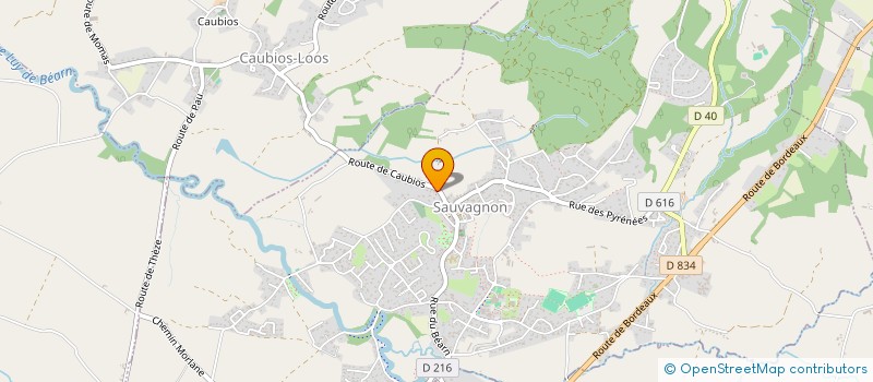 localisation de l'entreprise MONSIEUR PAOLO HAZARD  SAUVAGNON