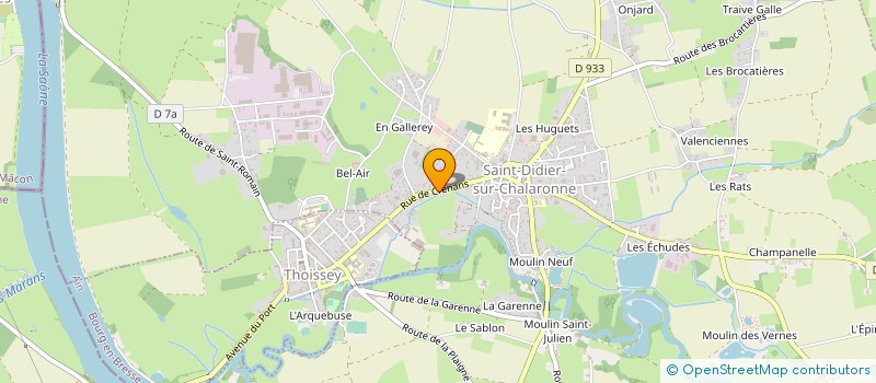 localisation de l'entreprise MONSIEUR PAOLO LAROSA à SAINT-DIDIER-SUR-CHALARONNE