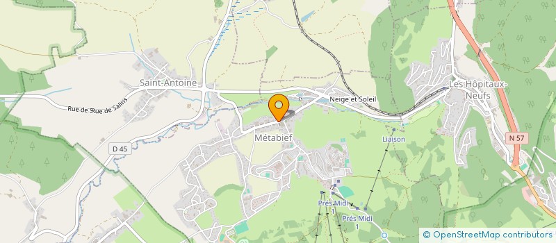 localisation de l'entreprise MONSIEUR PAOLO LEVANTO  METABIEF