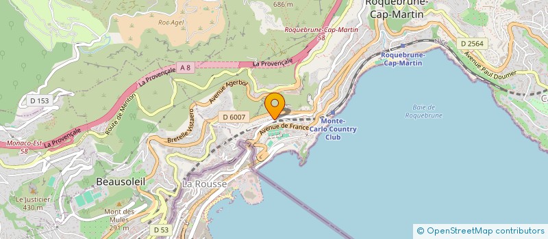 localisation de l'entreprise MONSIEUR PAOLO MACRI à ROQUEBRUNE-CAP-MARTIN