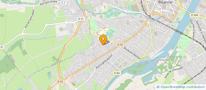 localisation de l'entreprise MONSIEUR PAOLO MALAGNINO à ROANNE