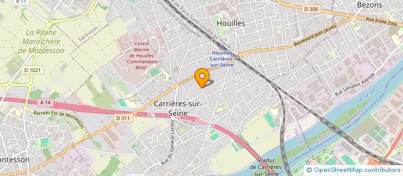 localisation de l'entreprise MONSIEUR PAOLO MARTINHO TOME à CARRIERES-SUR-SEINE