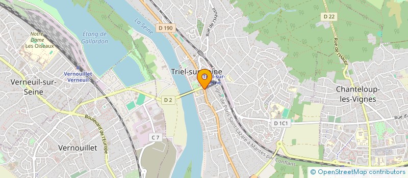 localisation de l'entreprise MONSIEUR PAOLO MARTINS  TRIEL-SUR-SEINE