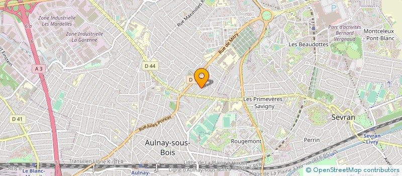 localisation de l'entreprise MONSIEUR PAOLO MASSIMILIANO ZAMPARO à AULNAY-SOUS-BOIS
