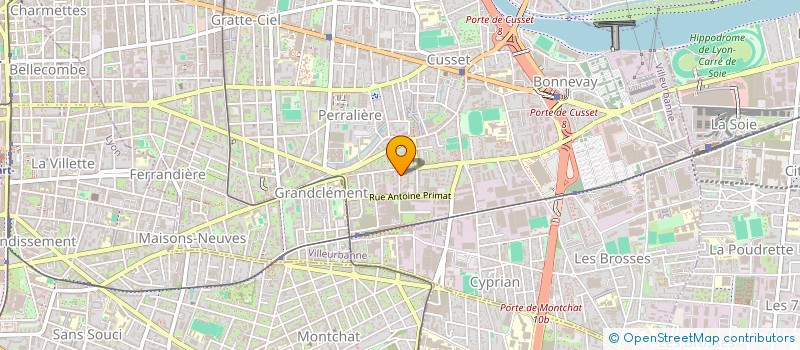 localisation de l'entreprise MONSIEUR PAOLO MAZY  VILLEURBANNE