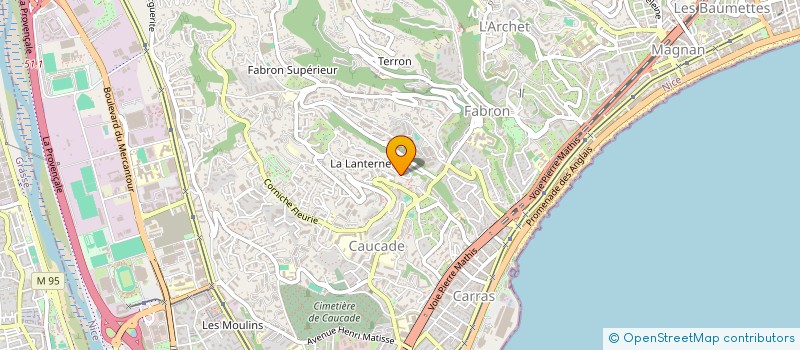 localisation de l'entreprise MONSIEUR PAOLO MORIGGIA  NICE