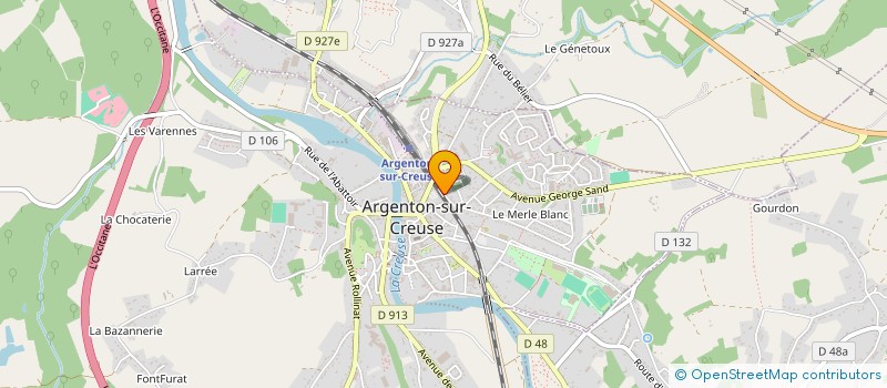 localisation de l'entreprise MONSIEUR PAOLO PERFRANCESCHI à ARGENTON-SUR-CREUSE