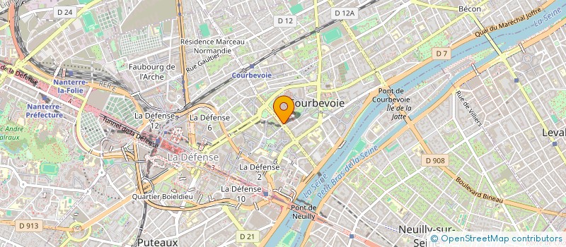 localisation de l'entreprise MONSIEUR PAOLO PETRINI à COURBEVOIE