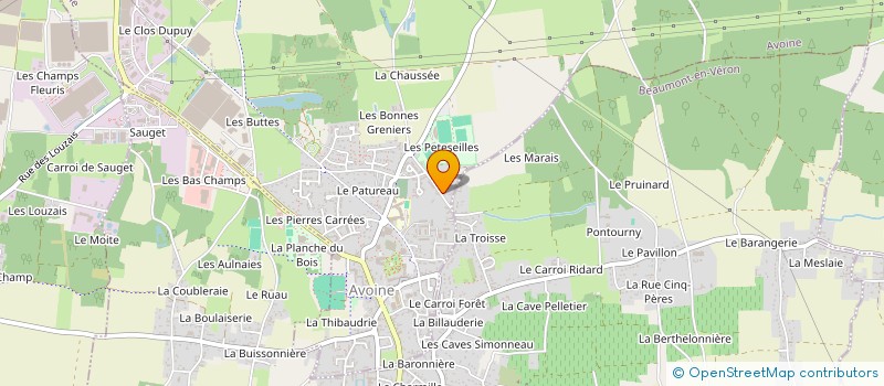 localisation de l'entreprise MONSIEUR PAOLO PINEAU à AVOINE